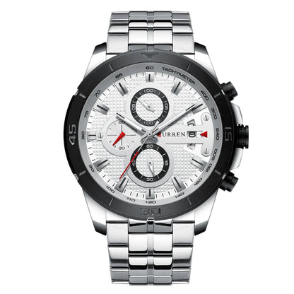 Reloj Curren 8337 Hombre Acero Multifunción
