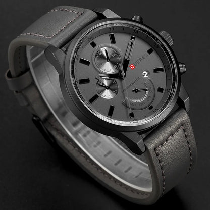 Reloj Curren 8217 Hombre Acero Cronógrafo Delgado