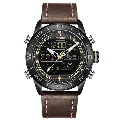 Reloj Naviforce NF9144 Hombre Cuero Doble Pantalla — vista 11 | Foucault Relojes