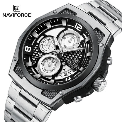 Reloj Naviforce NF8051S Hombre Acero Cronógrafo
