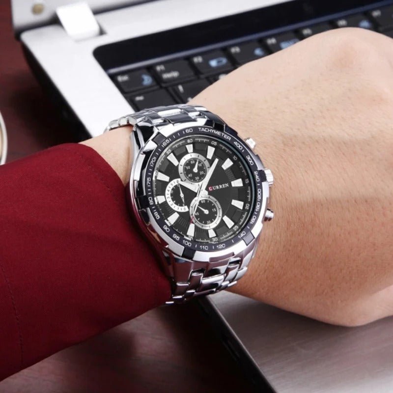 Reloj Curren 8023 Hombre Acero Militar