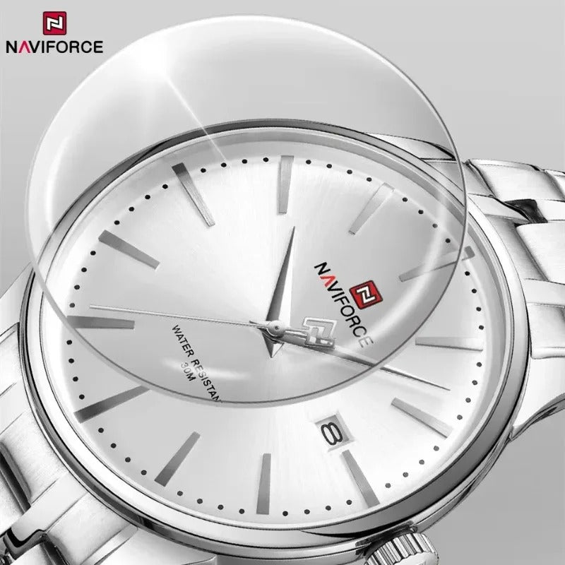 Reloj Naviforce NF9230 Hombre Acero con Caja de Regalo