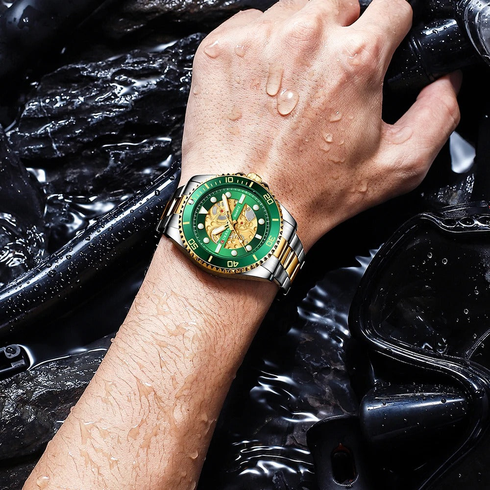 Reloj Curren 8412 Hombre Acero Esfera 3D