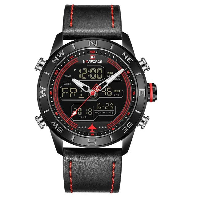 Reloj Naviforce NF9144 Hombre Cuero Doble Pantalla — vista 1 | Foucault Relojes