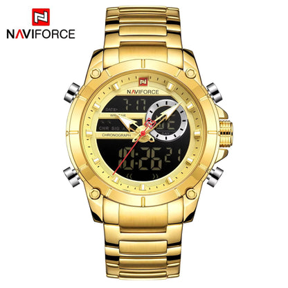 Reloj Naviforce NF9163 Hombre Acero Doble Pantalla — Foucault Valdivia