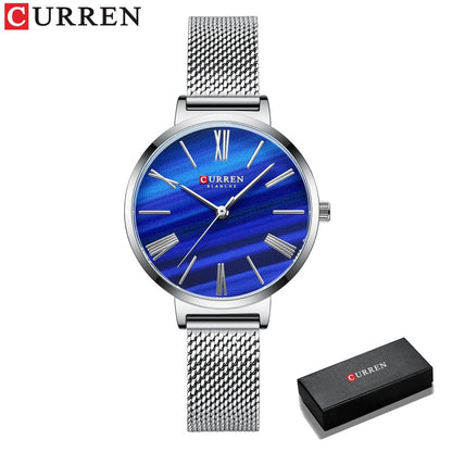 Reloj Curren 9076 Mujer Cuero Genuino