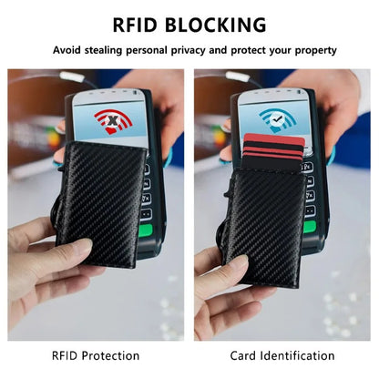 Tarjetero RFID Aluminio Hombre Minimalista