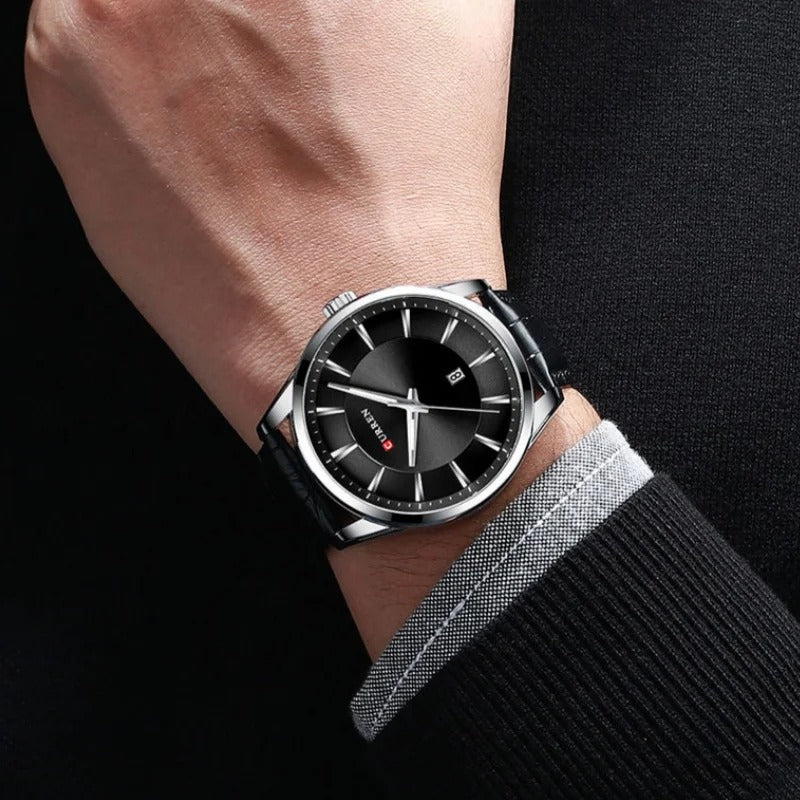 Reloj Curren 8365 Hombre Cuero Ejecutivo — vista 9 | Foucault Relojes