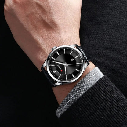 Reloj Curren 8365 Hombre Cuero Ejecutivo — vista 9 | Foucault Relojes