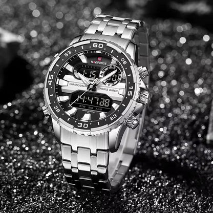 Reloj Naviforce Hombre Acero Analógico Digital