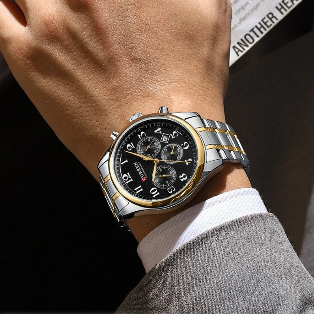 Reloj Curren 8466 Hombre Acero Ejecutivo