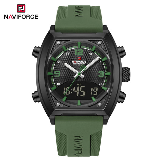 Reloj Naviforce Hombre Silicona Digital Militar