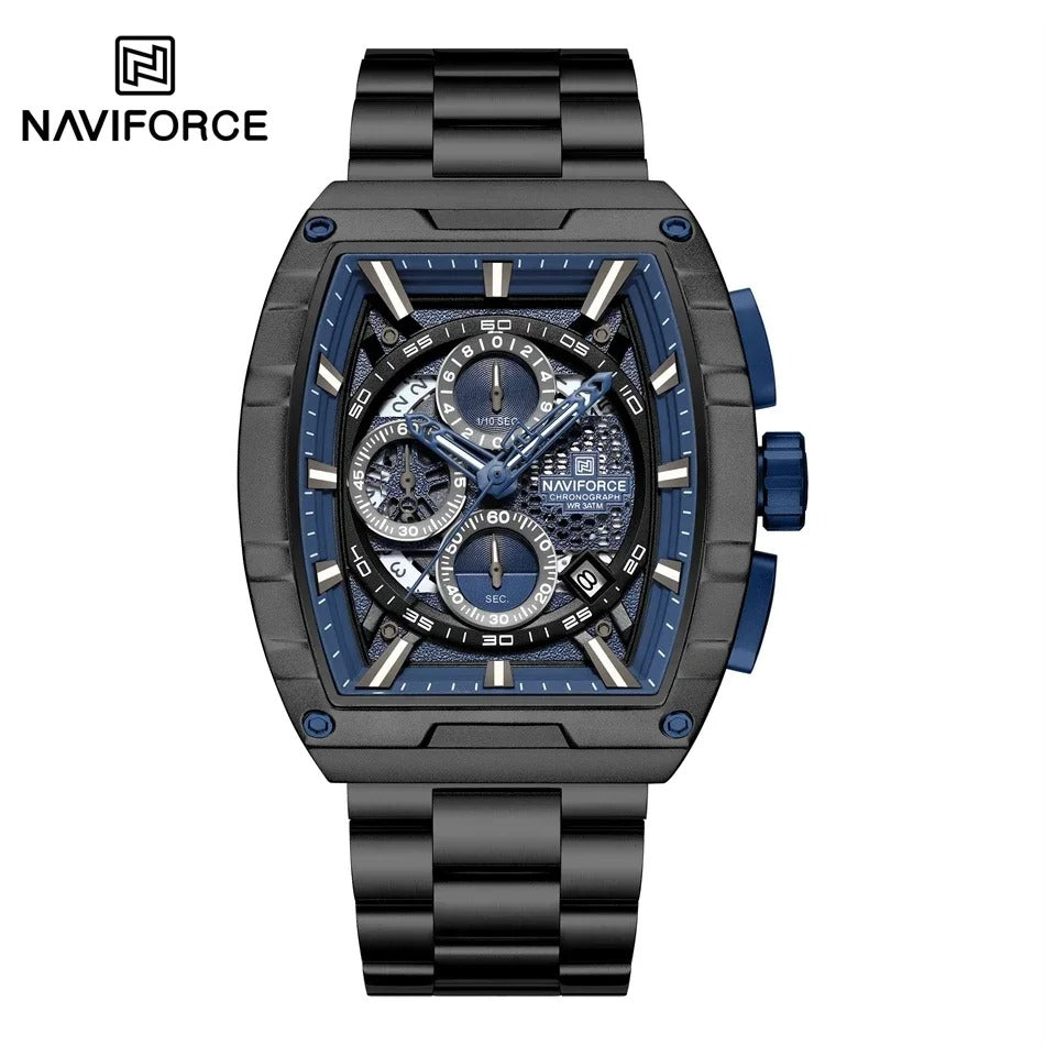 Reloj Naviforce NF8066 Hombre Acero Cronógrafo — Foucault Valdivia