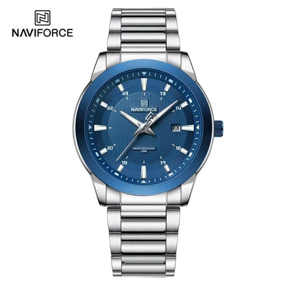 Reloj Naviforce NF8029 Hombre Acero Fecha — Foucault Valdivia
