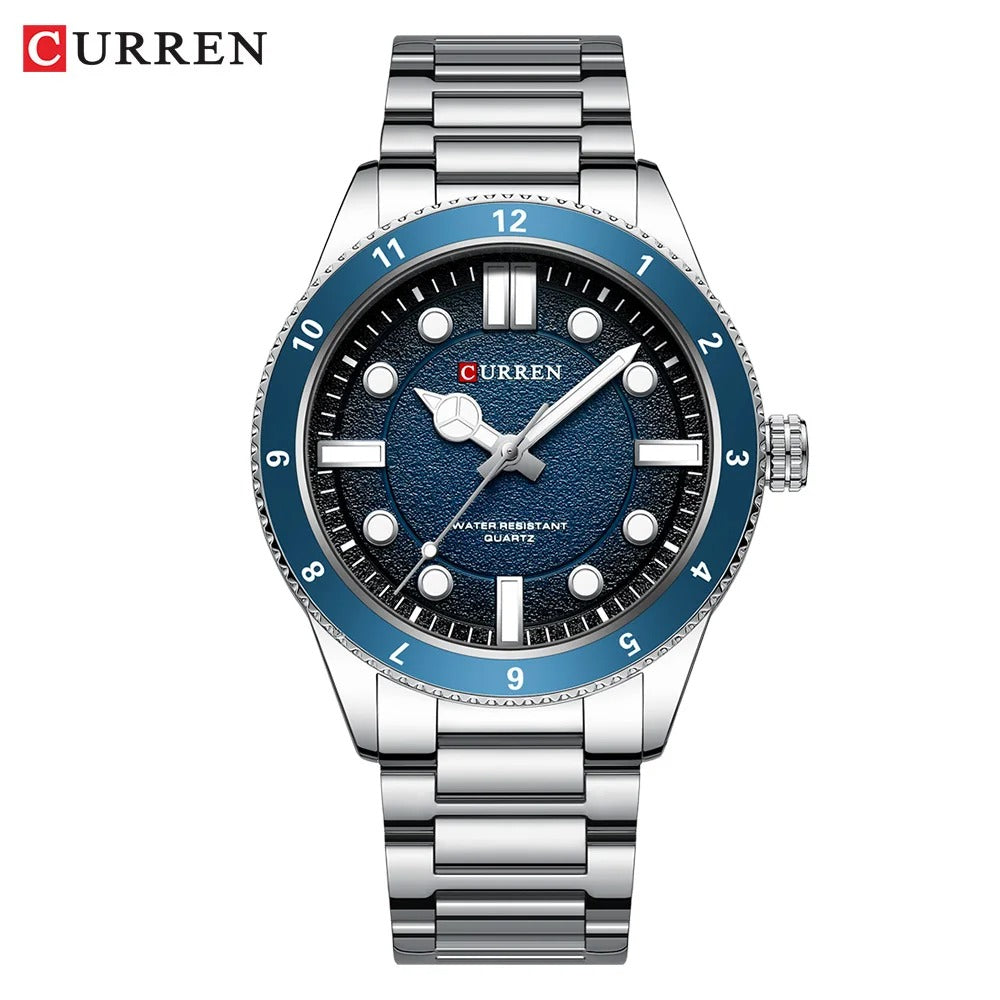 Reloj Curren 8450 Hombre Correa de Acero Verde