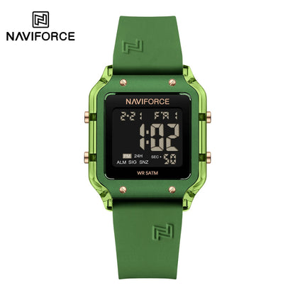 Reloj Naviforce NF6105 Mujer Digital Silicona Amarillo