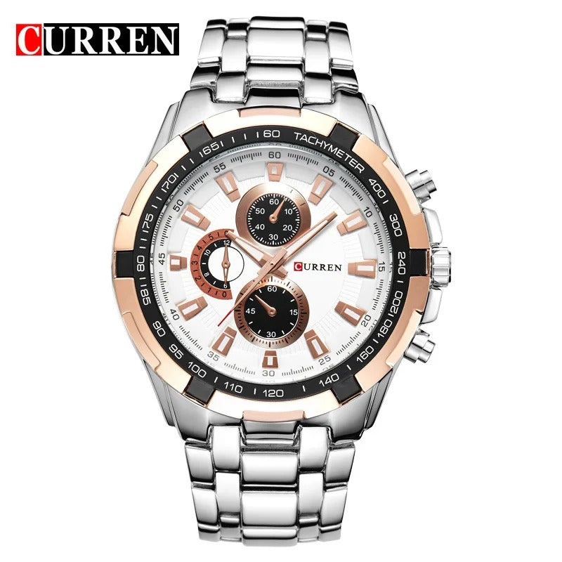 Reloj Curren 8023 Hombre Acero Militar