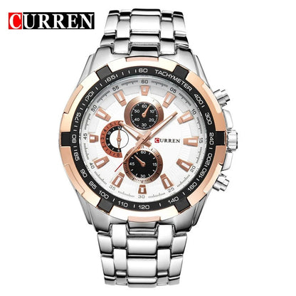 Reloj Curren 8023 Hombre Acero Militar