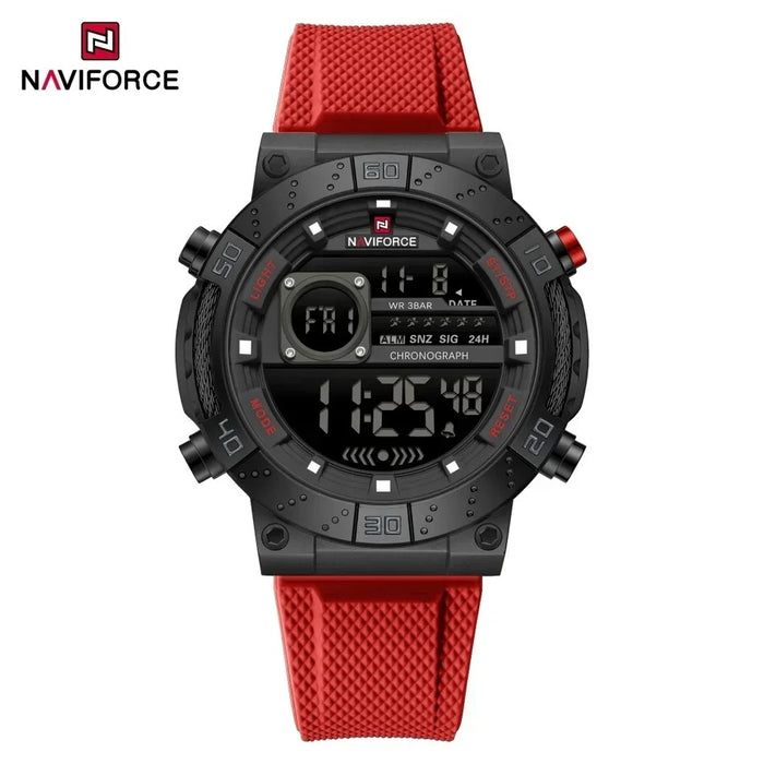 Reloj Naviforce NF9241T digital con correa de silicona — Foucault Valdivia