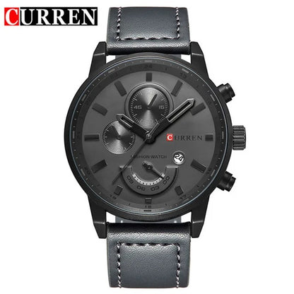 Reloj Curren 8217 Hombre Acero Cronógrafo Delgado