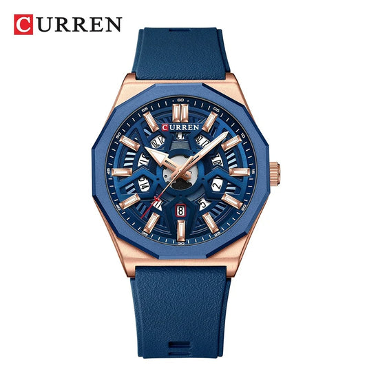 Reloj Curren Hombre Silicona Multifunción