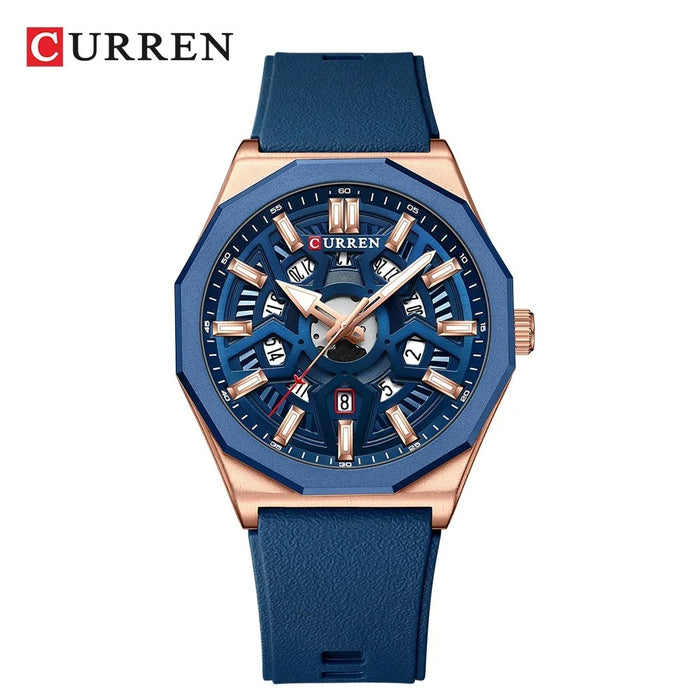 Reloj Curren Hombre Silicona Multifunción