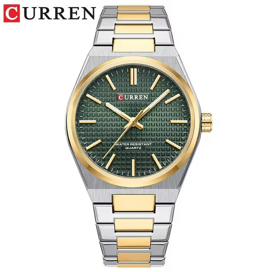 Reloj Curren 8439 Hombre Acero Minimalista — Foucault Valdivia