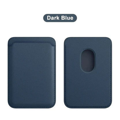 Tarjetero Magnético de Cuero para Hombre | Billetera Minimalista Porta Tarjetas RFID