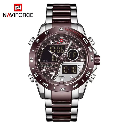 Reloj Naviforce NF9171 Hombre Acero Doble Pantalla