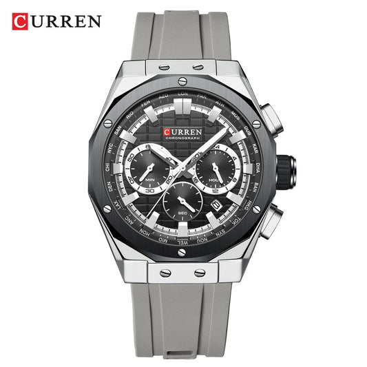 Reloj Curren Hombre Silicona Militar Luminoso