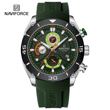 Reloj Naviforce 8038 Hombre Silicona Tres Esferas — Foucault Valdivia