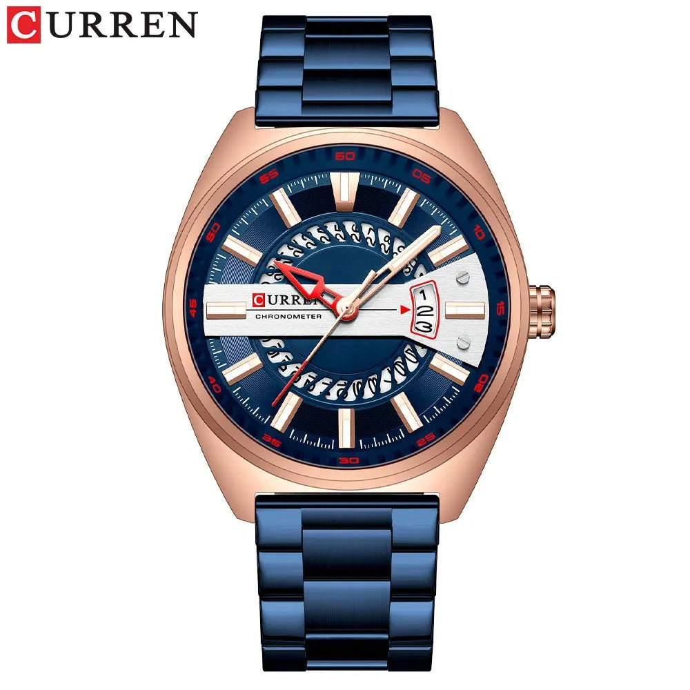 Reloj Curren 8403 Hombre Acero con Calendario
