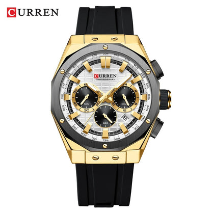 Reloj Curren Hombre Silicona Militar Luminoso