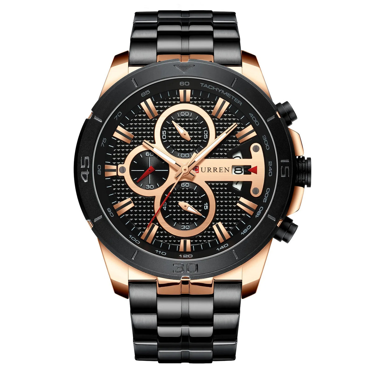 Reloj Curren 8337 Hombre Acero Multifunción