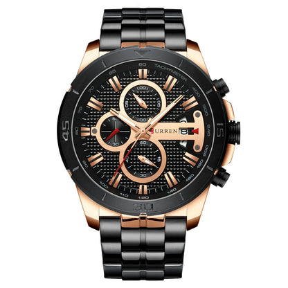 Reloj Curren 8337 Hombre Acero Multifunción