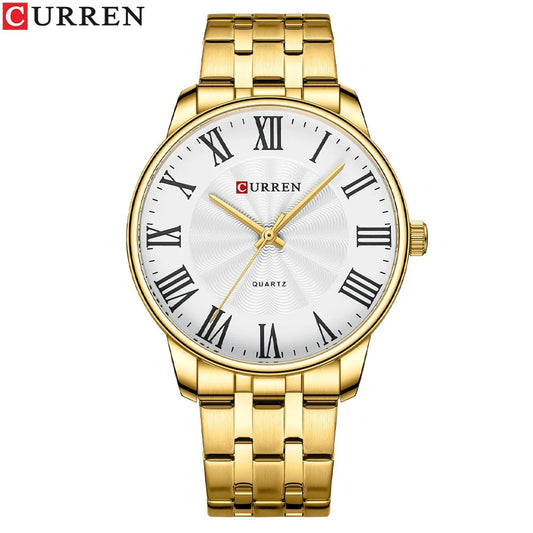 Reloj Curren 8422 Hombre Acero Minimalista Romano