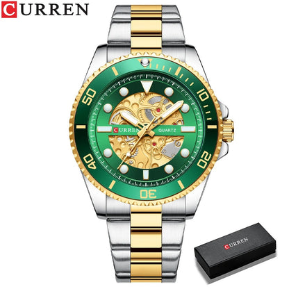 Reloj Curren 8412 Hombre Acero Esfera 3D