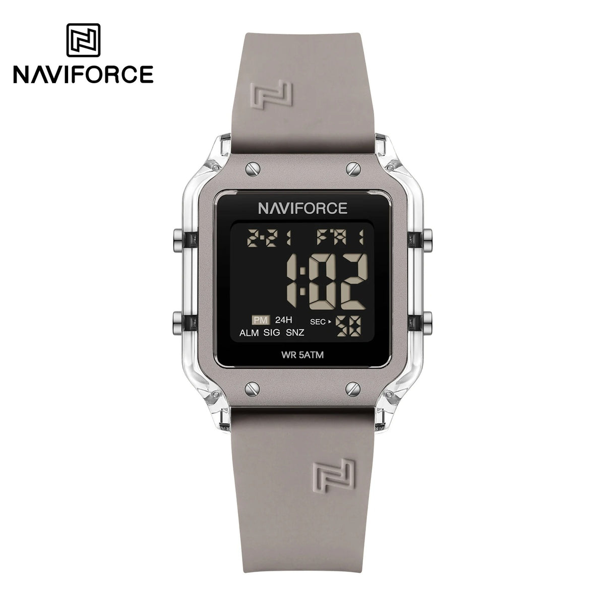 Reloj Naviforce NF6105 Mujer Digital Silicona Amarillo
