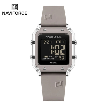 Reloj Naviforce NF6105 Mujer Digital Silicona Amarillo