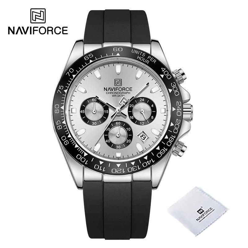 Reloj Naviforce NF8054 Hombre Silicona Cronógrafo