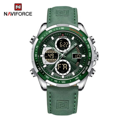 Reloj Naviforce NF9197L Hombre Cuero Doble Pantalla