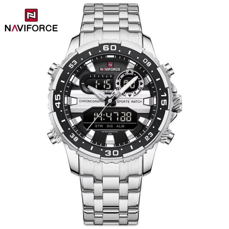 Reloj Naviforce Hombre Acero Analógico Digital