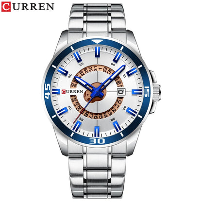 Reloj Curren 8359 Hombre Acero Esfera Grande