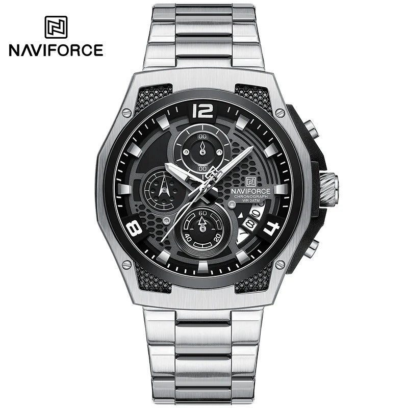 Reloj Naviforce NF8051S Hombre Acero Cronógrafo