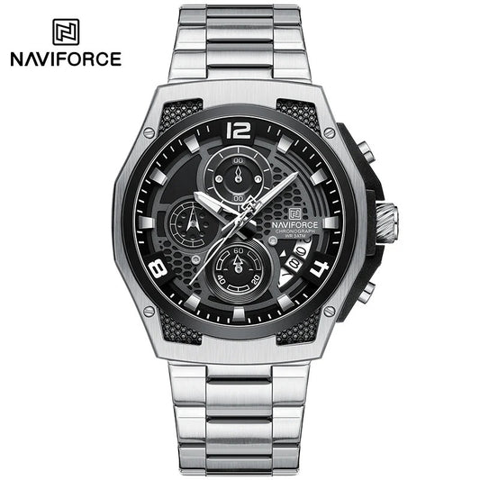 Reloj Naviforce NF8051S Hombre Acero Cronógrafo