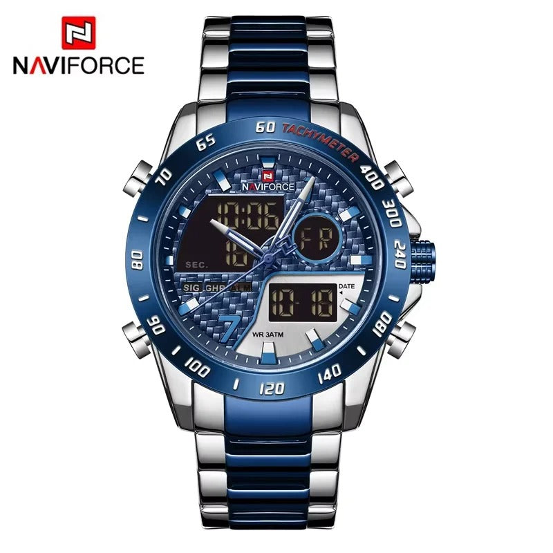 Reloj Naviforce NF9171 Hombre Acero Doble Pantalla
