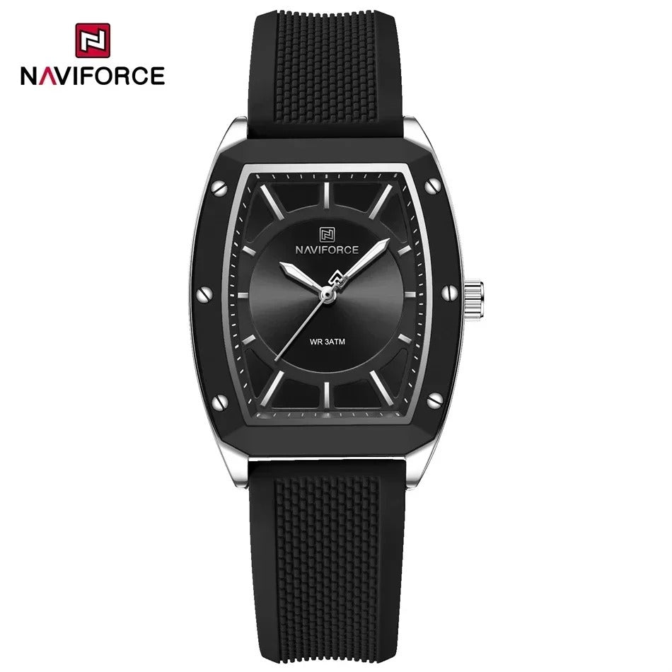 Reloj Naviforce NF5049 Mujer Tonneau Silicona