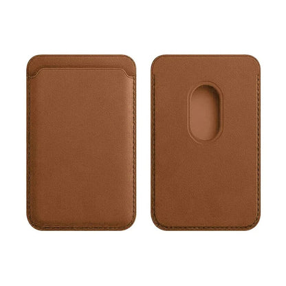 Tarjetero Magnético de Cuero para Hombre | Billetera Minimalista Porta Tarjetas RFID
