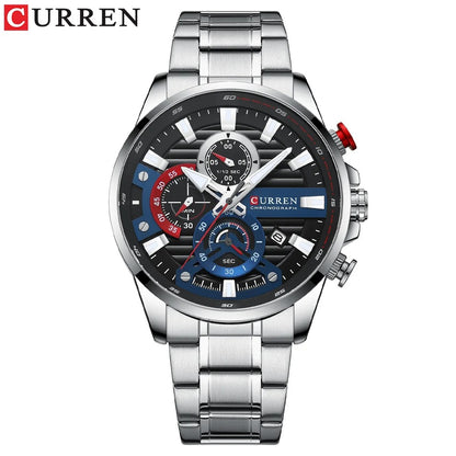 Reloj Curren 8415 Hombre Acero Calendario