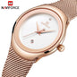 NAVIFORCE NF5004-RGW – Reloj Femenino con Encanto Moderno y Detalles Sofisticados